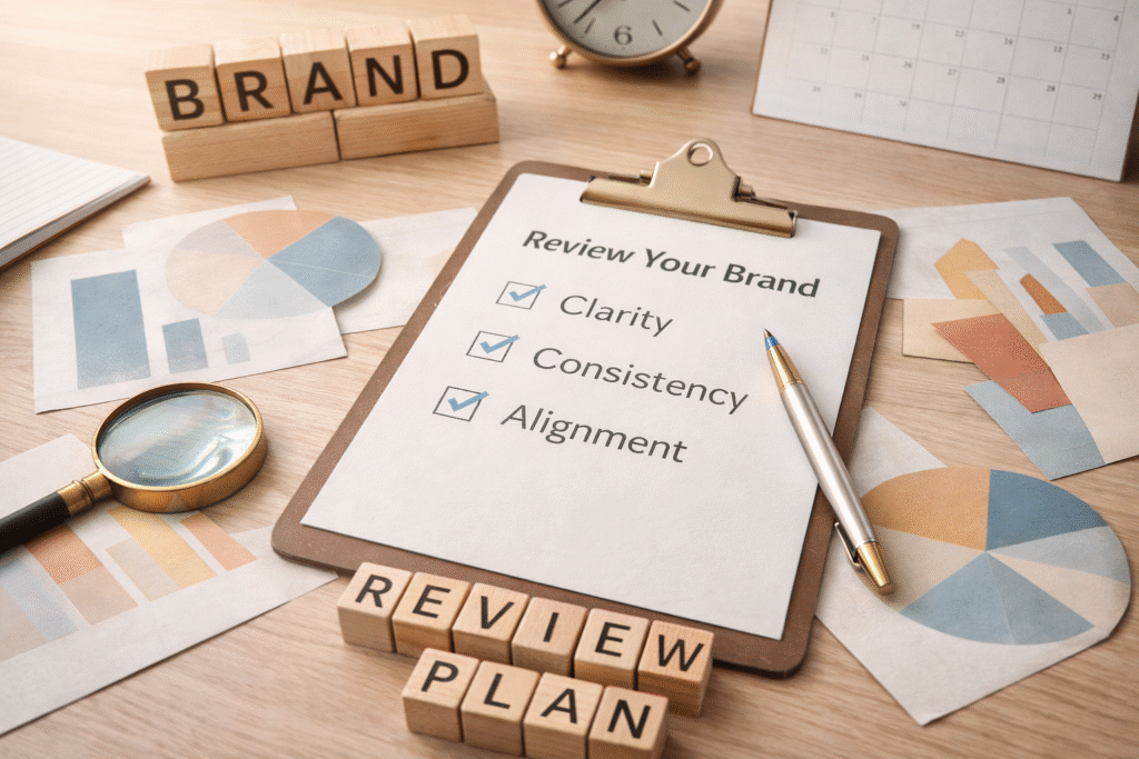 review your brand before marketing strategy